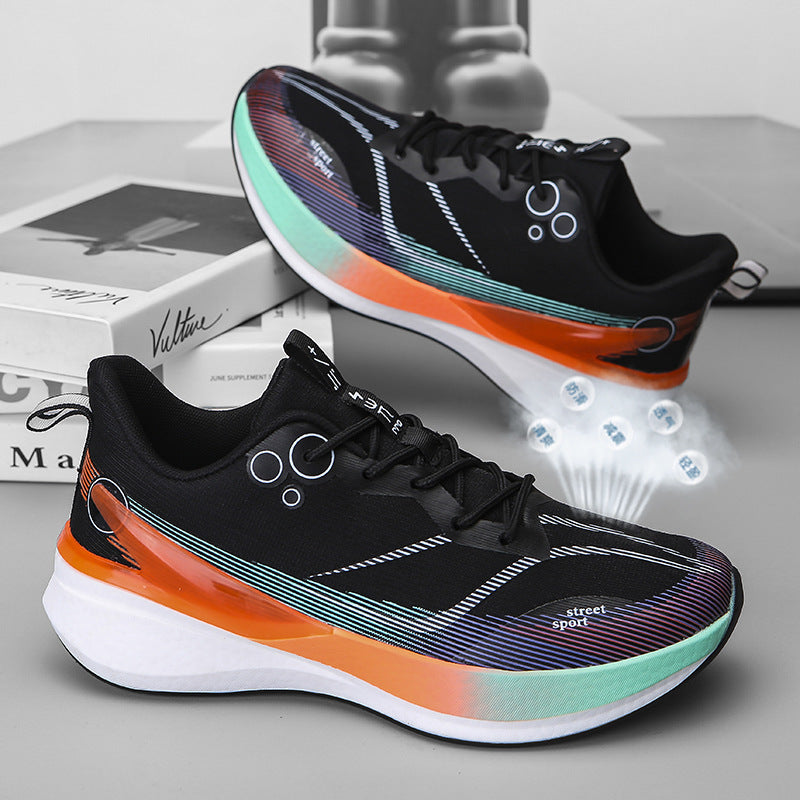 Unisex leichte Performance-Laufschuhe mit sockenähnlichem Strickschaft, reaktiver Hohlkern-Dämpfung und griffiger Profilaußensohle Drune