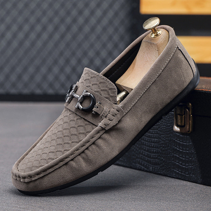 Herren Elegante Velours Mokassins Drune