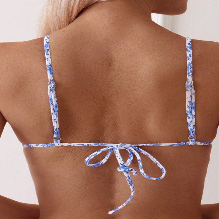 Damen Triangel-Bikini mit elegantem Schmuckdetail Drune