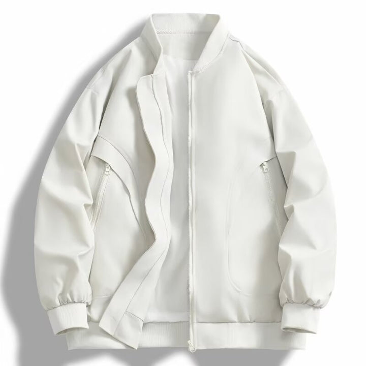 Unisex sportliche Steppjacke mit hochgeschloßener Kragen und praktischen Taschen Drune