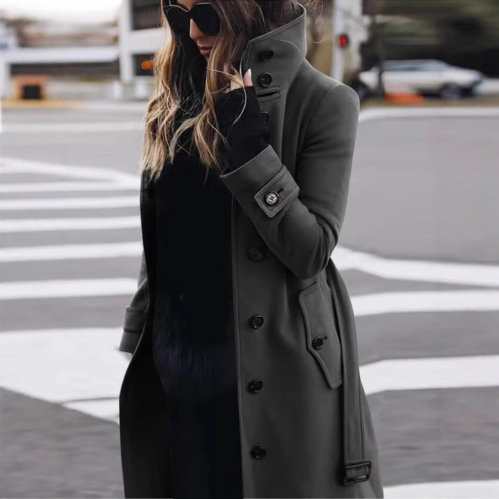 Damen Hochwertiger Trenchcoat Drune