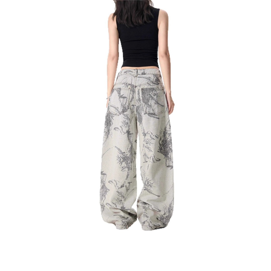 Damen Weitgeschnittene Designer-Jeans Drune