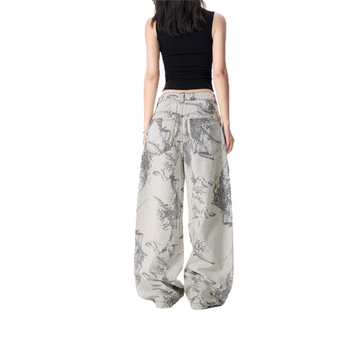 Damen Weitgeschnittene Designer-Jeans Drune