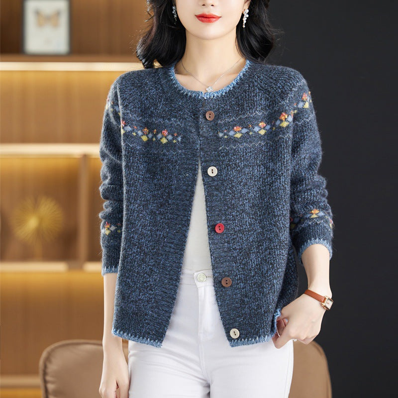 Damen Verspielte Strickjacke Drune