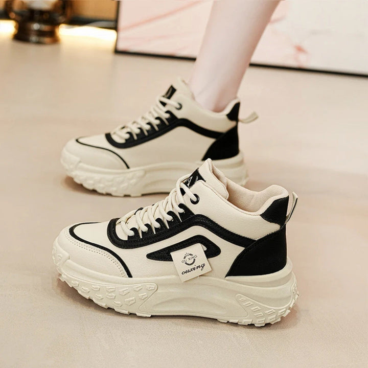 Damen Sportliche High-Top Sneakers mit rutschfester Sohle und dämpfendem Komfort Drune