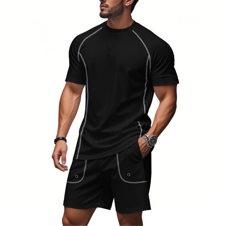 Herren Sportset mit atmungsaktivem T-Shirt und Shorts Drune