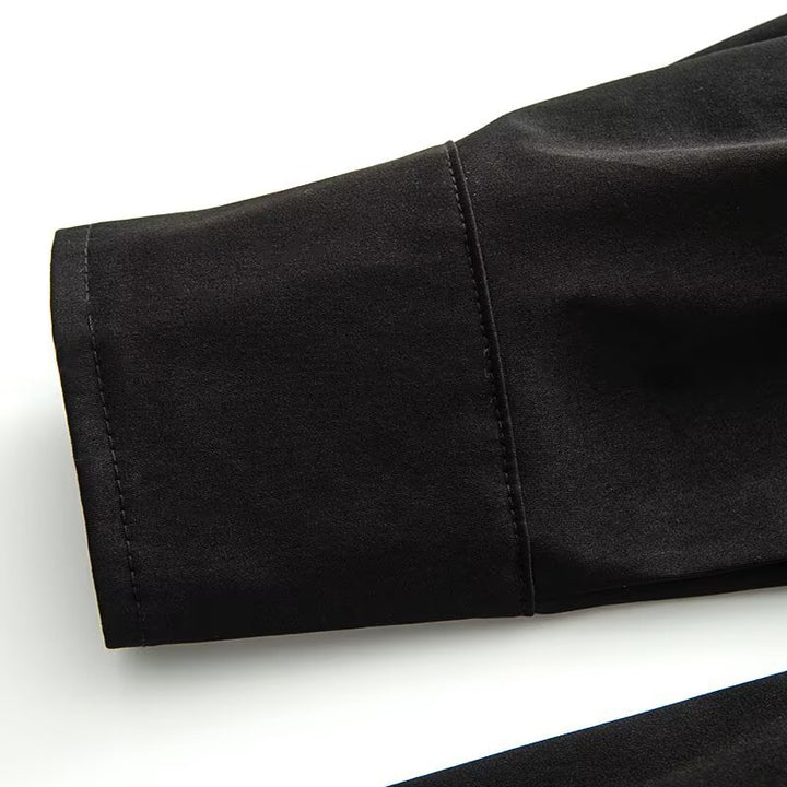 Damen Wickel‑Midikleid mit V‑Ausschnitt und Bindegürtel Drune