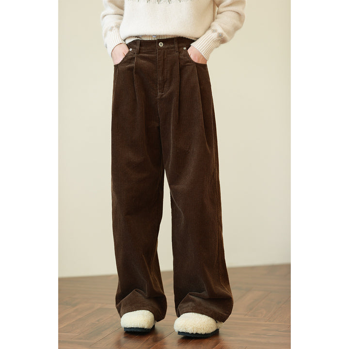 Damen Weit geschnittene Cordhose Drune