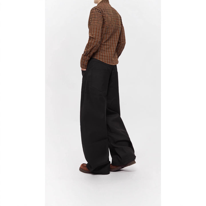 Damen Modische Weitbein-Hose Drune