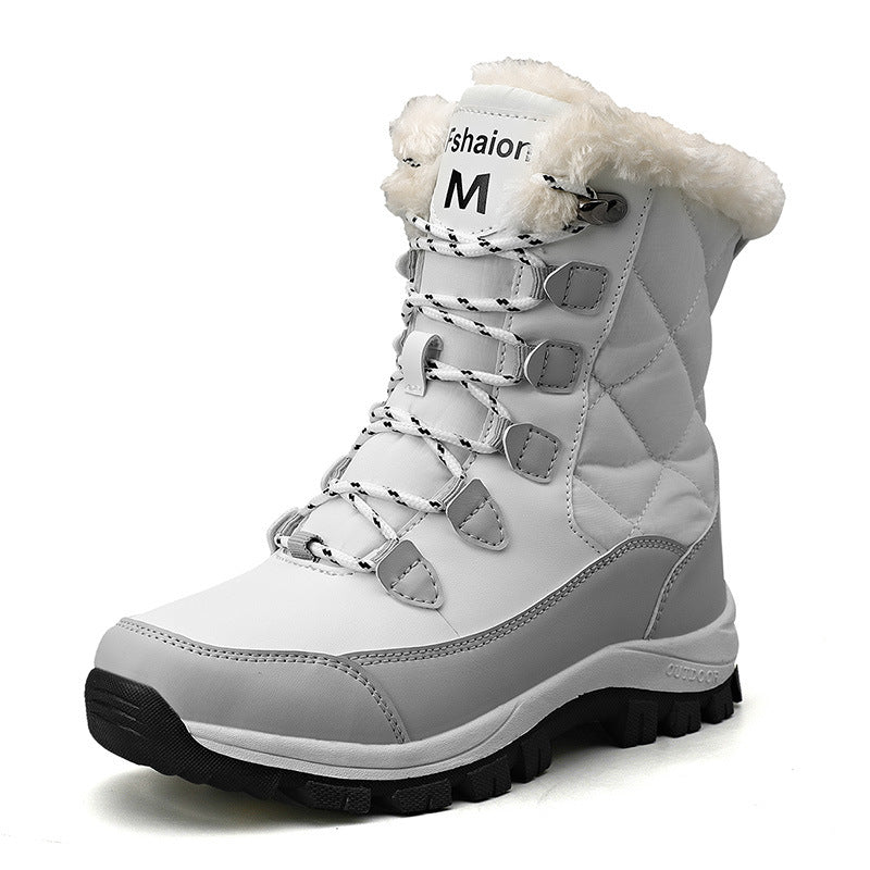 Damen Winterstiefel mit isolierender Fütterung und rutschfester Sohle Drune