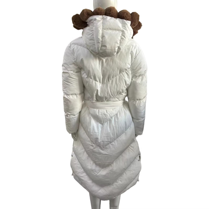 Damen Modische Daunenjacke mit hochabschließendem Kragen