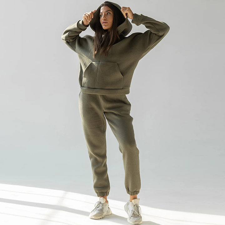 Damen Comfort-Wellness-Hoodie-Set Drune
