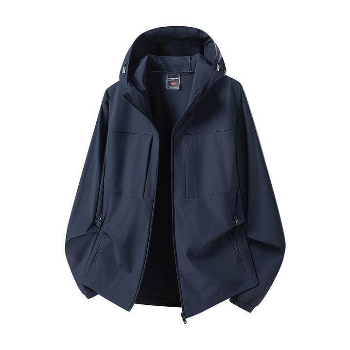 Damen Wetterfeste Outdoorjacke mit Kapuze Drune