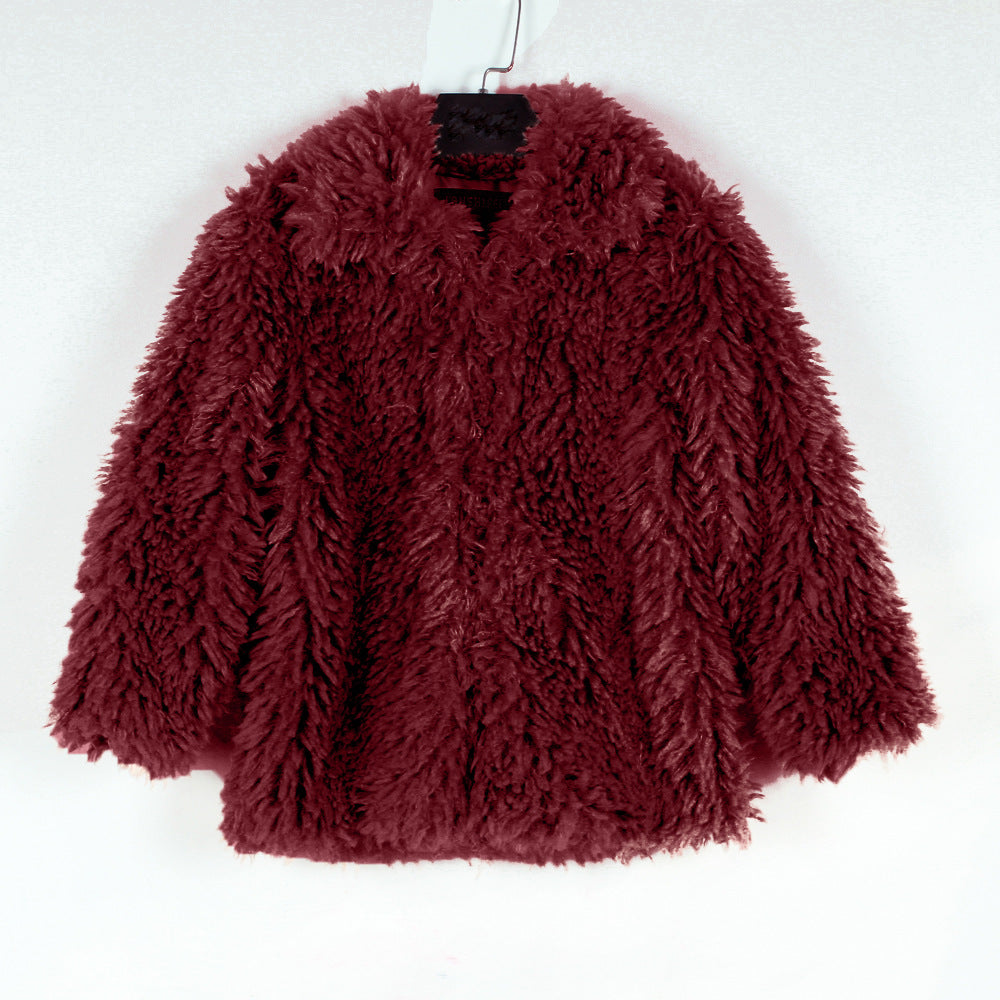 Damen Kuschelige und voluminöse Teddyjacke Drune