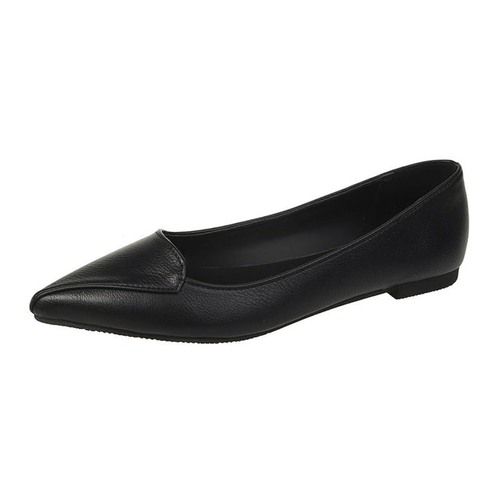 Damen spitze Ballerinas aus hochwertigem Leder Drune