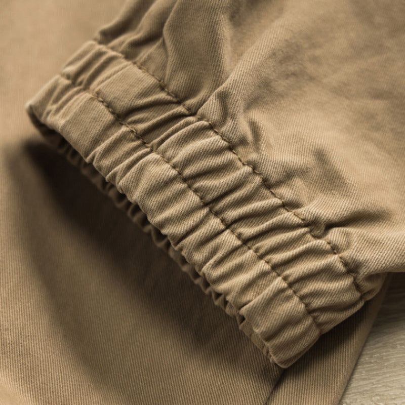 Herren bequeme Cargo-Hose mit elastischem Bund und praktischen Taschen Drune