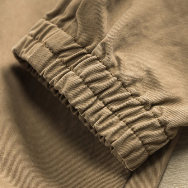 Herren bequeme Cargo-Hose mit elastischem Bund und praktischen Taschen Drune