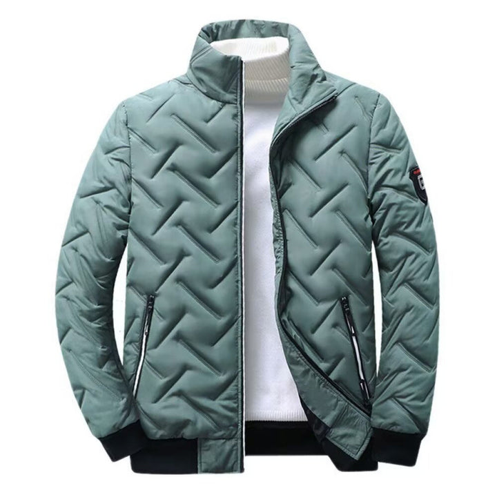 Herren Winter Steppjacke mit hochabschließendem Kragen Drune