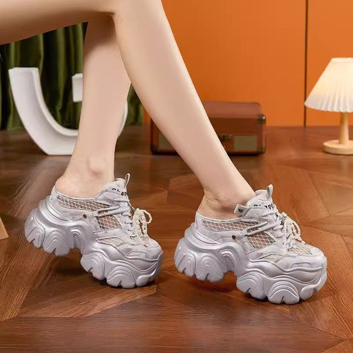 Damen Sportliche Chunky Sneakers Drune