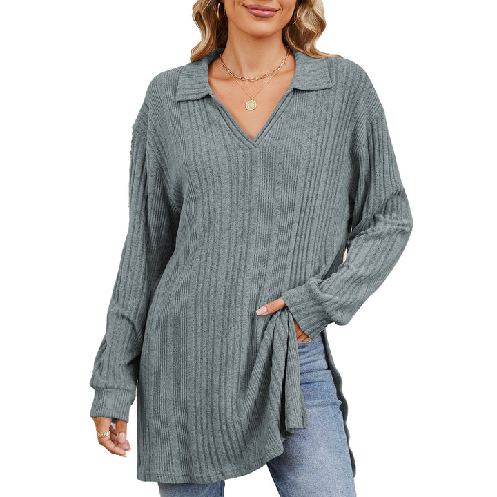 Damen Langarmshirt mit eleganter Struktur und modernem Look Drune