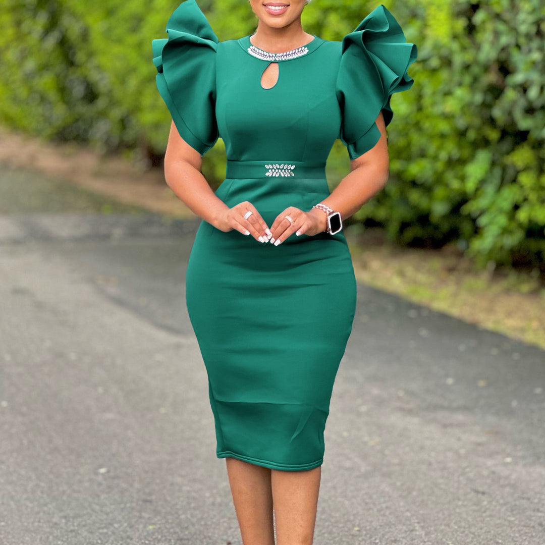 Damen elegante Cocktailkleid Drune