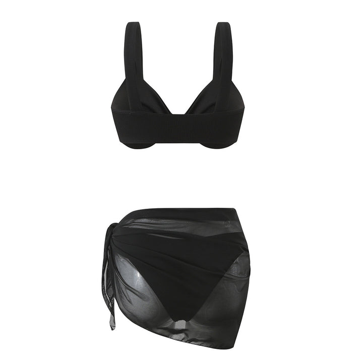 Damen Bikini-Set mit elegantem Wickelrock Drune