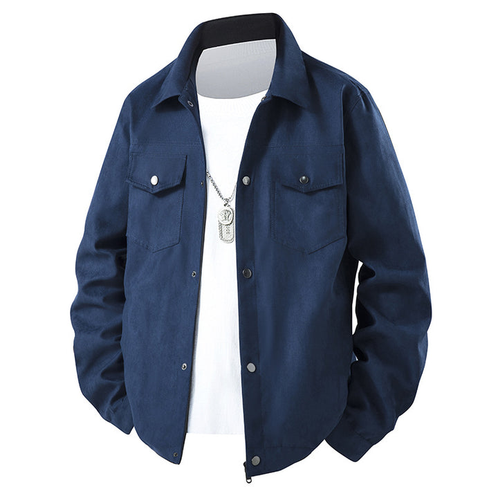 Herren Moderner Utility-Style Jacke Drune