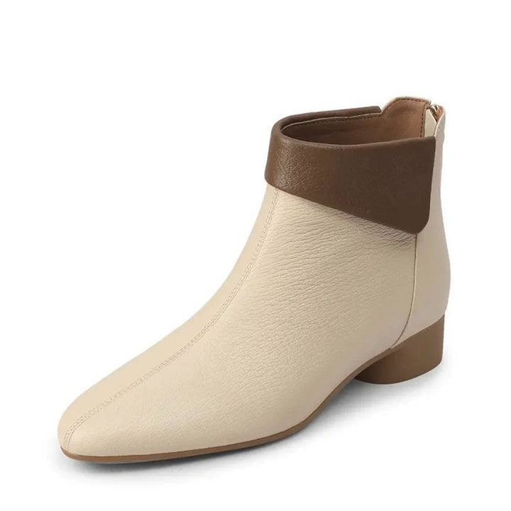 Damen Elegante Stiefeletten mit flexiblem Kragen Drune