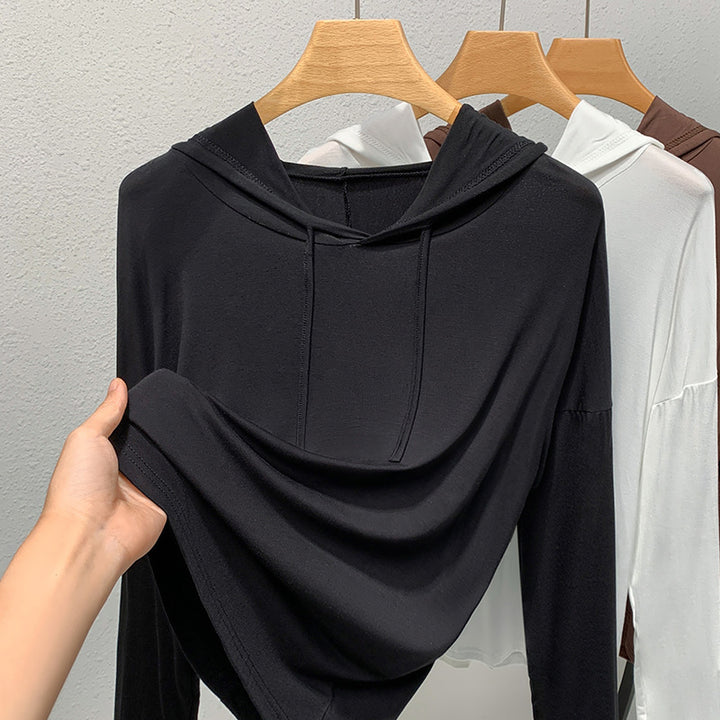 Damen Hoodie mit lässigem Schnitt und atmungsaktivem Material Drune