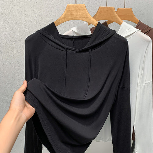 Damen Hoodie mit lässigem Schnitt und atmungsaktivem Material Drune