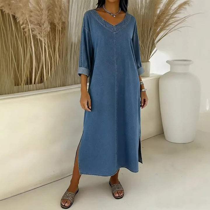 Damen Lässiges und stilvolles Maxikleid Drune