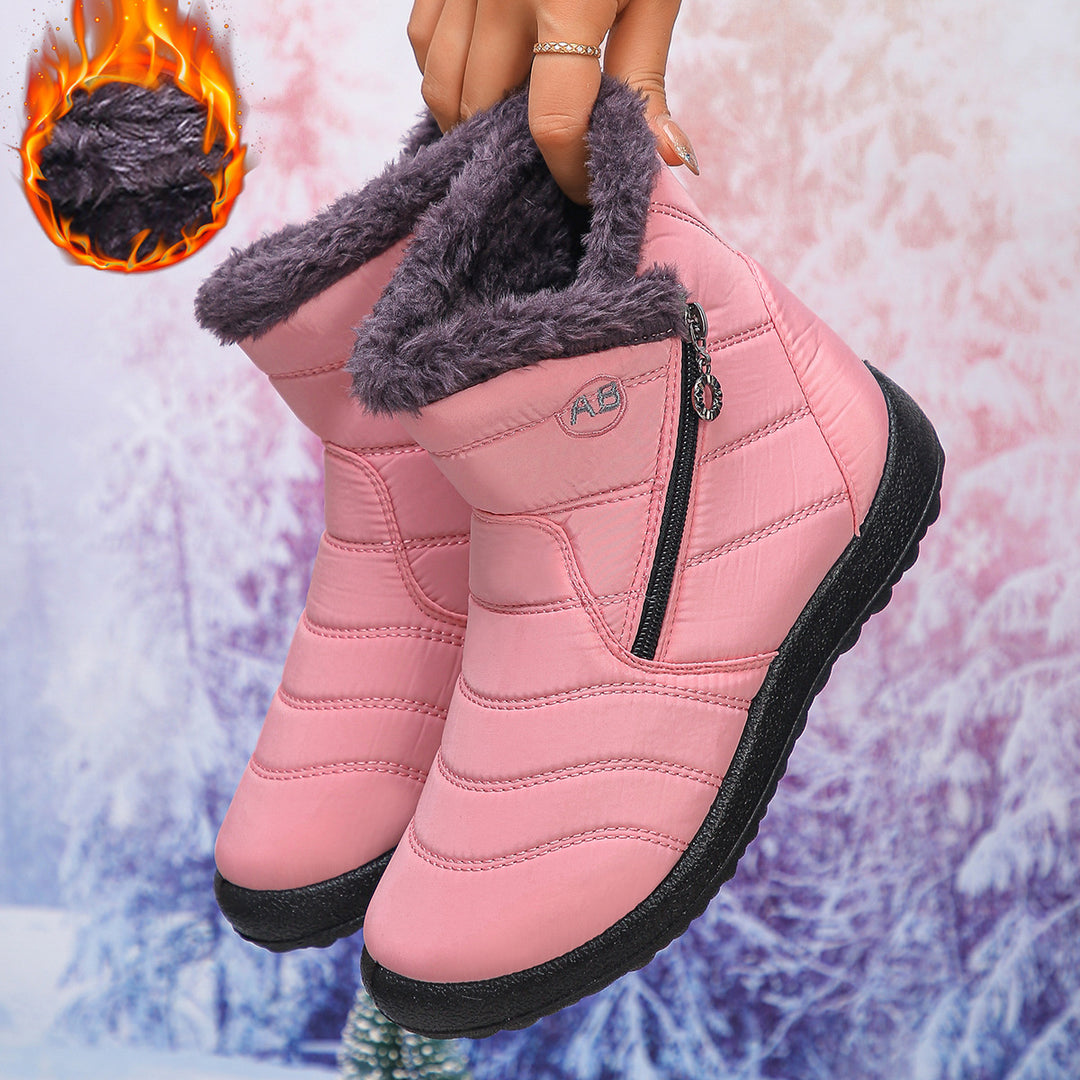 Damen Thermo-Winterstiefel mit kuscheligem Innenfutter und seitlichem Reißverschluss Drune