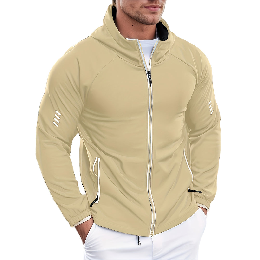 Herren Sportliche Übergangsjacke mit Reißverschlusstaschen Drune