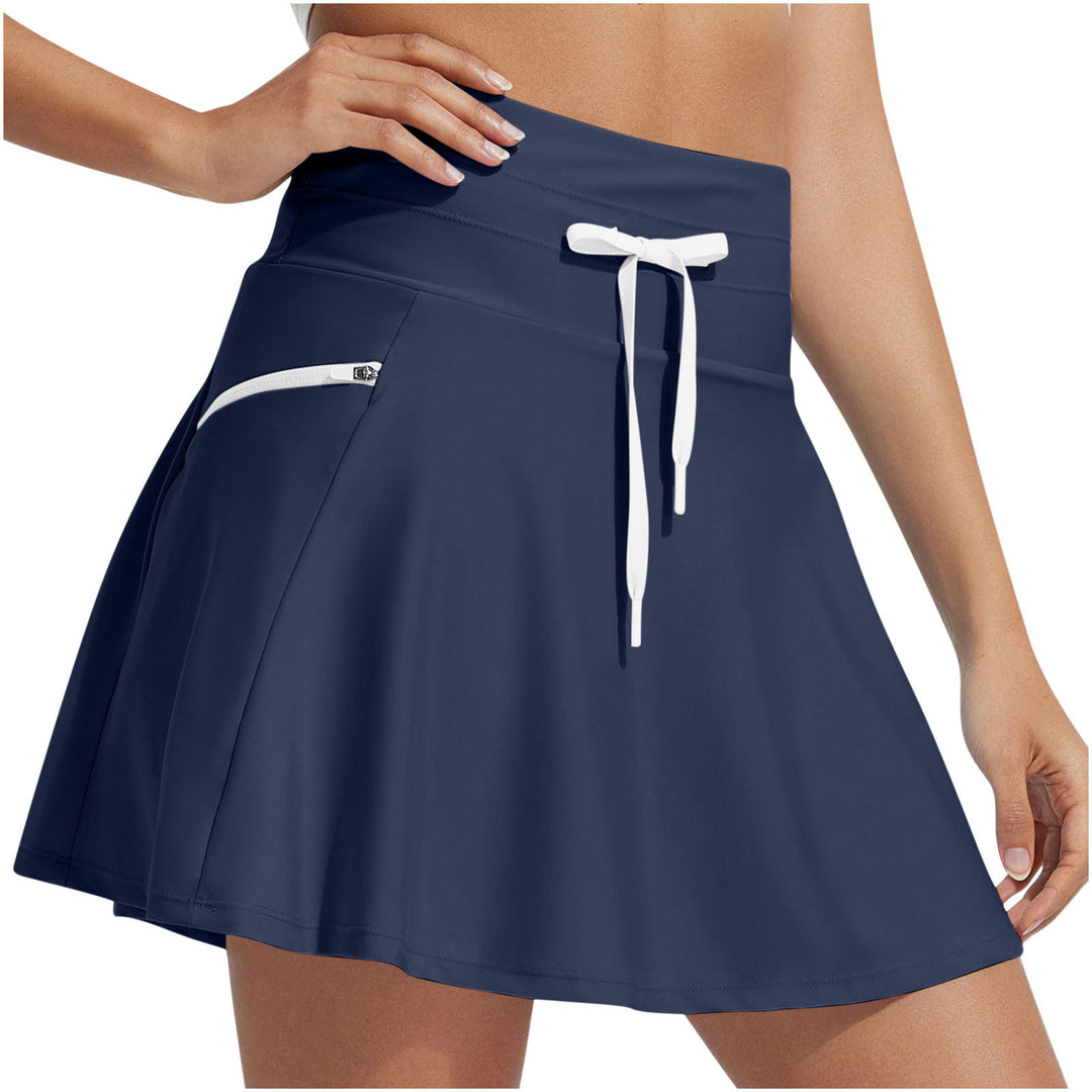 Damen Sportlicher Schwimmrock mit elastischem Bund und praktischen Seitentaschen Drune