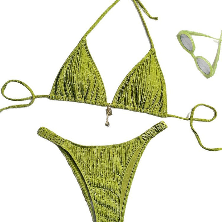 Damen Triangel-Bikini mit raffinierten Rüschen Drune