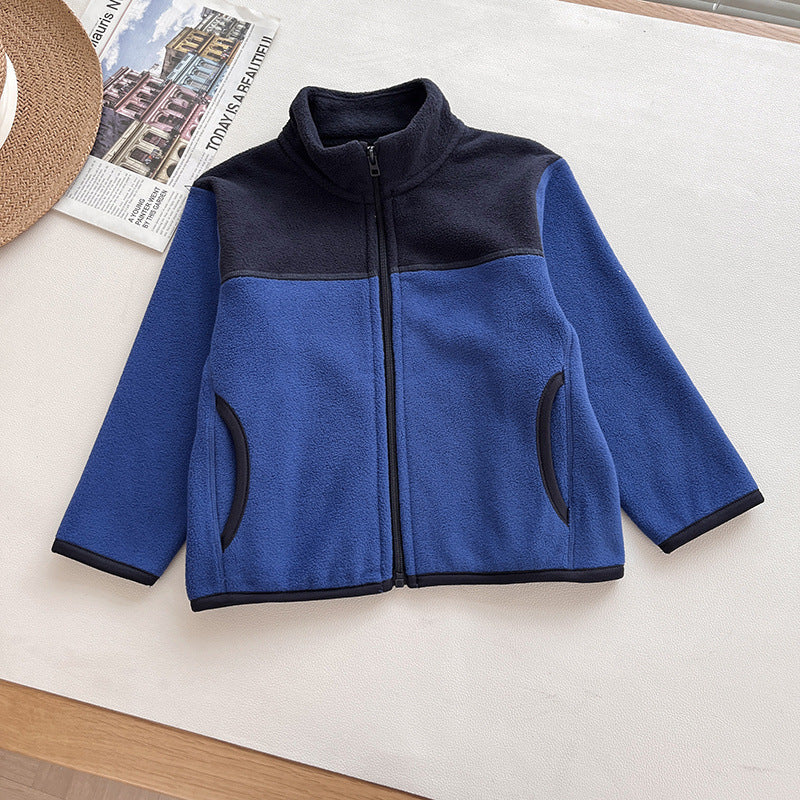 Damen Fleecejacke mit hochschließendem Kragen und praktischen Reißverschlusstaschen Drune
