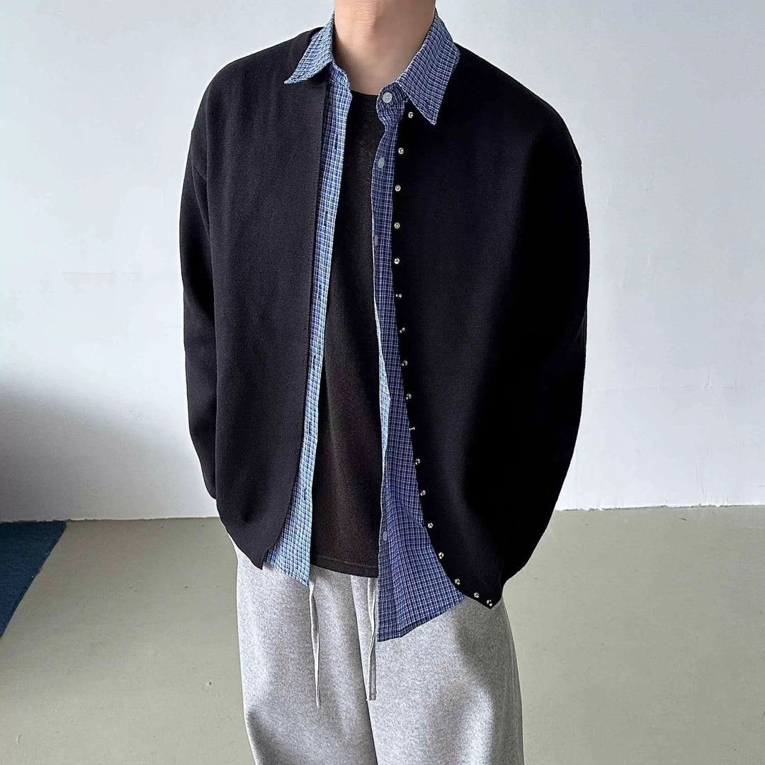 Herren Sportlicher Cardigan Drune