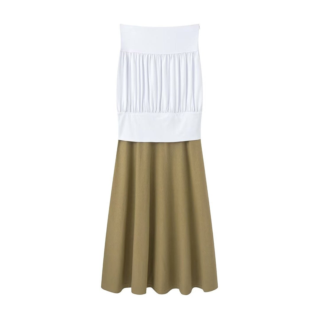 Damen Midirock mit elegantem Gummizug und luftigem Schnitt Drune
