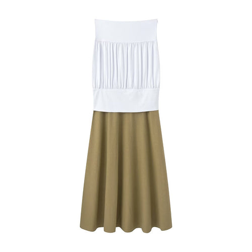 Damen Midirock mit elegantem Gummizug und luftigem Schnitt Drune