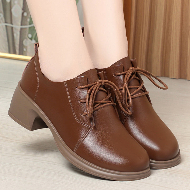 Damen Schnürschuhe mit elegantem Blockabsatz und ergonomischer Polsterung Drune