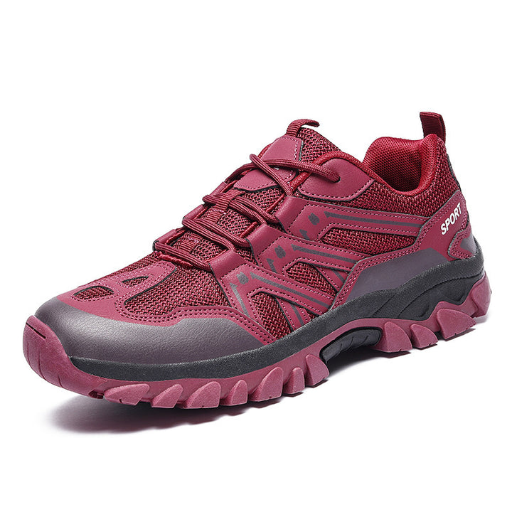 Herren nan robuster Trailtrekkingschuh mit wasserabweisender Membran, verstärkter Zehenkappe und griffiger Geländelaufsohle Drune