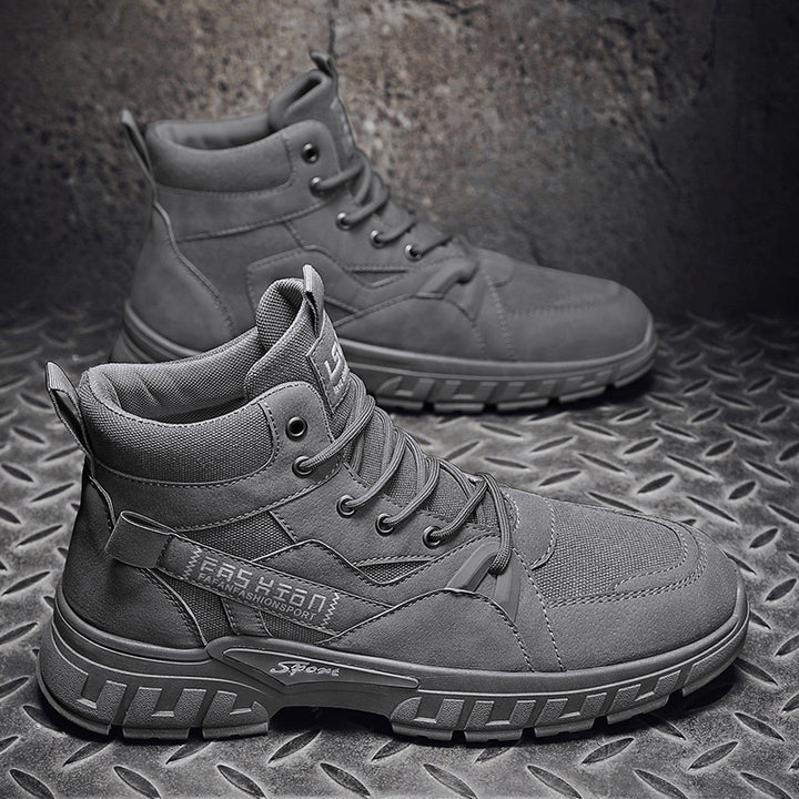 Herren robuste hochgeschnittene Utility-Boots mit Cordura-Einsätzen verstärkter Zehenkappe und stoßdämpfender Offroad-Sohle Drune