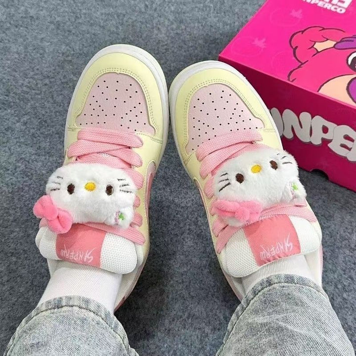 Damen Sportliche Sneakers mit niedlichem Tierdesign Drune