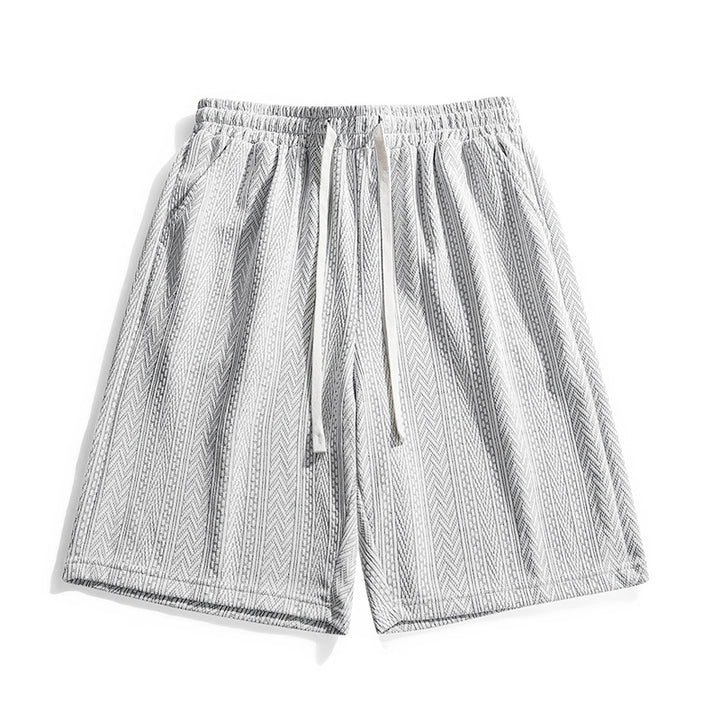 Herren Modische und lässige Freizeithose mit elastischem Bund Drune