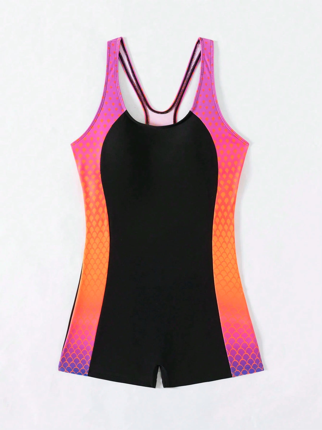 Damen Stilvoller Schwimmanzug mit V-Ausschnitt Drune