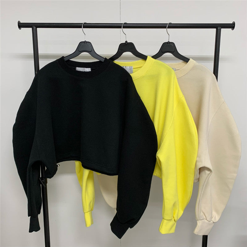 Damen modisches Sweatshirt mit voluminösen Ärmeln Drune