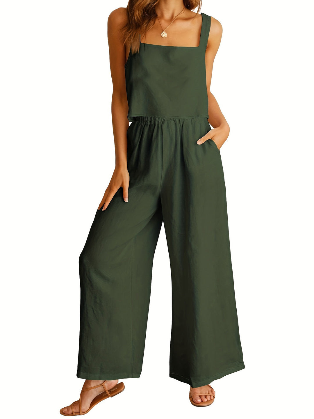 Damen Weitgeschnittene Jumpsuit Drune