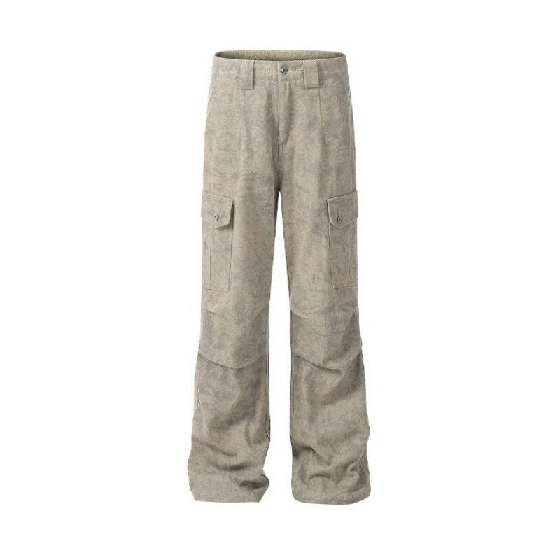 Herren Funktionale Cargo-Hose mit weiten Beinen Drune