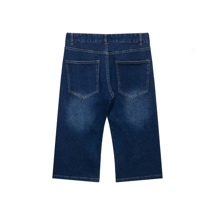 Damen Weite Cropped-Denim-Culotte im 5-Pocket-Design Drune