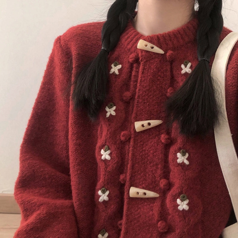 Drune | Muster Strickjacke